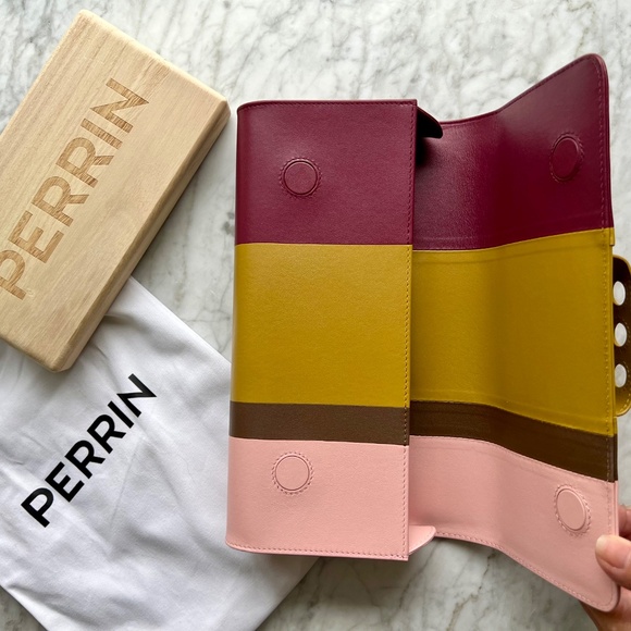 PERRIN PARIS Le Cabriolet Glove Clutch Purse - Muliti-coloured STATEMENT PIECE! - Picture 7 of 17